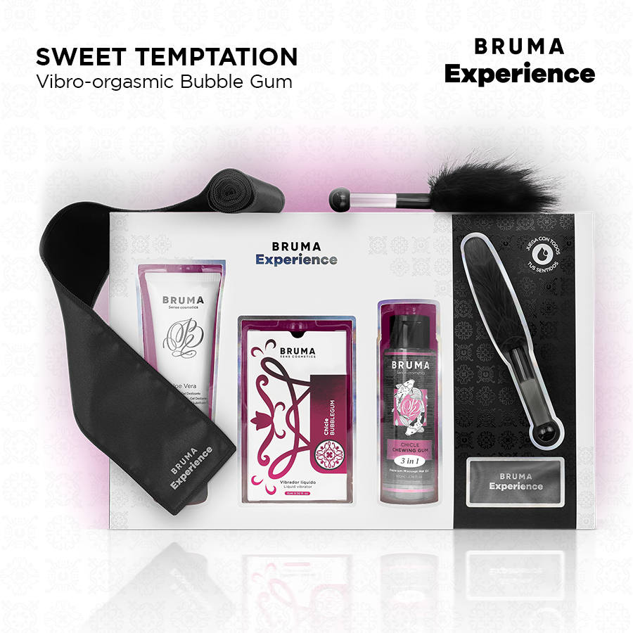 BRUMA XPERIENCE - VIBRO-ORGASMIC SWEET GUM TEMPTATION KIT