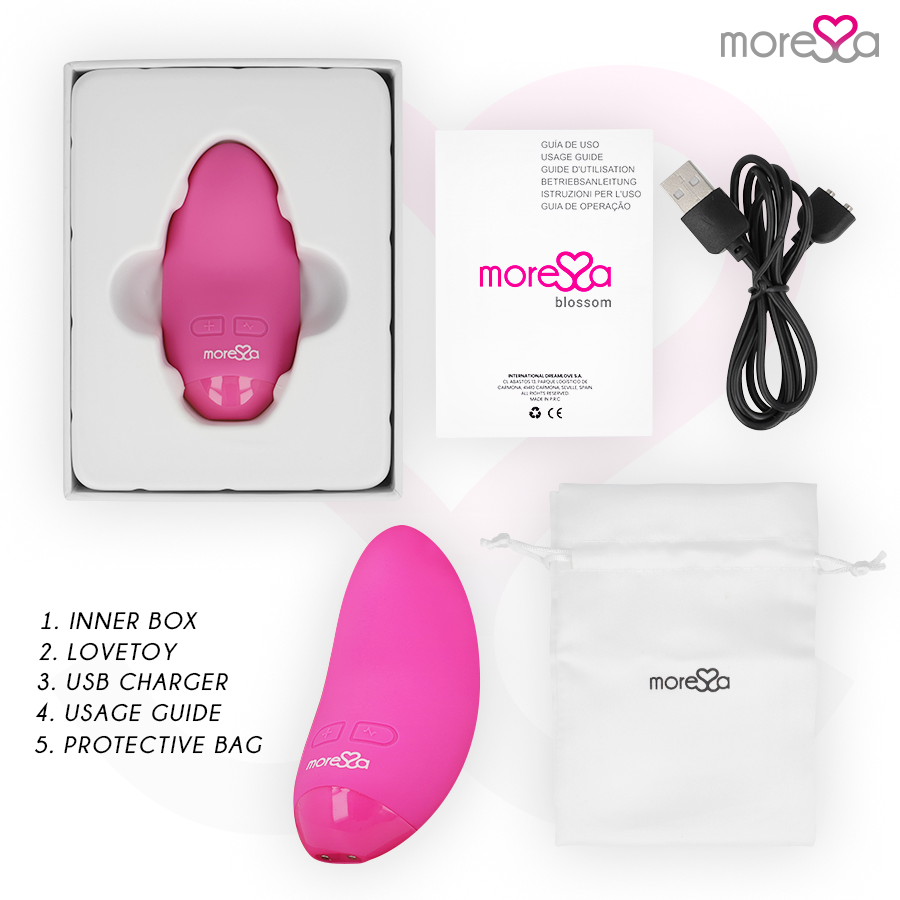 MORESSA - VIBRATORE ROSA FIORE