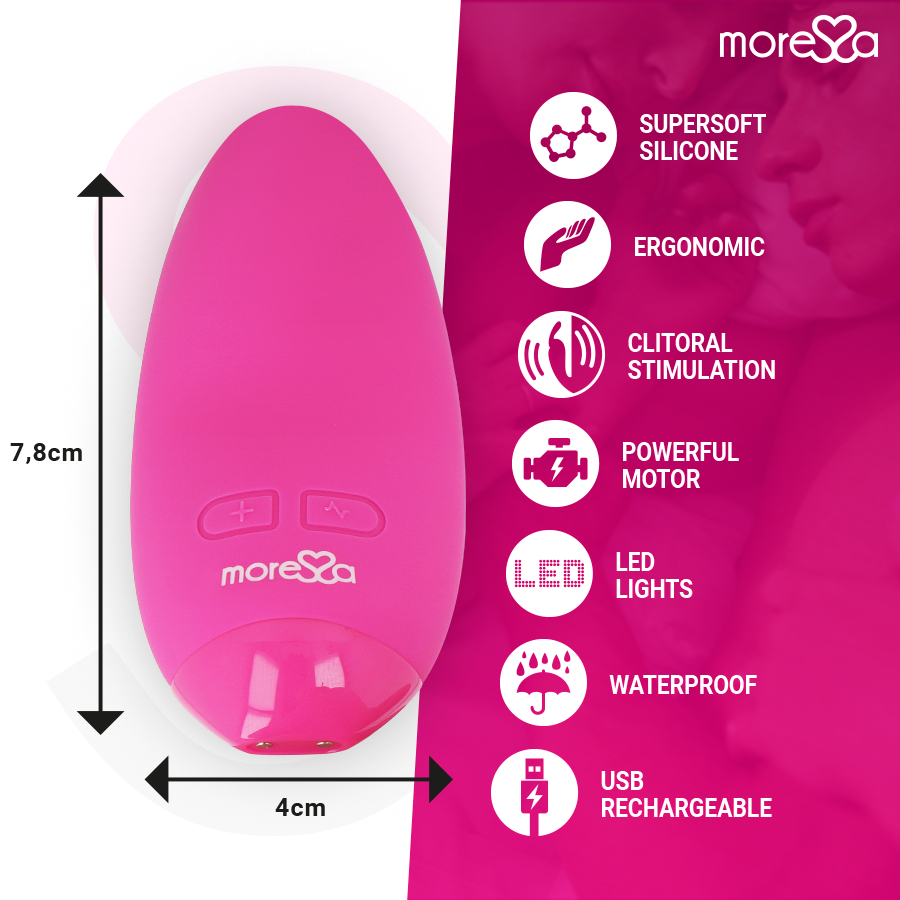 MORESSA - VIBRATORE ROSA FIORE