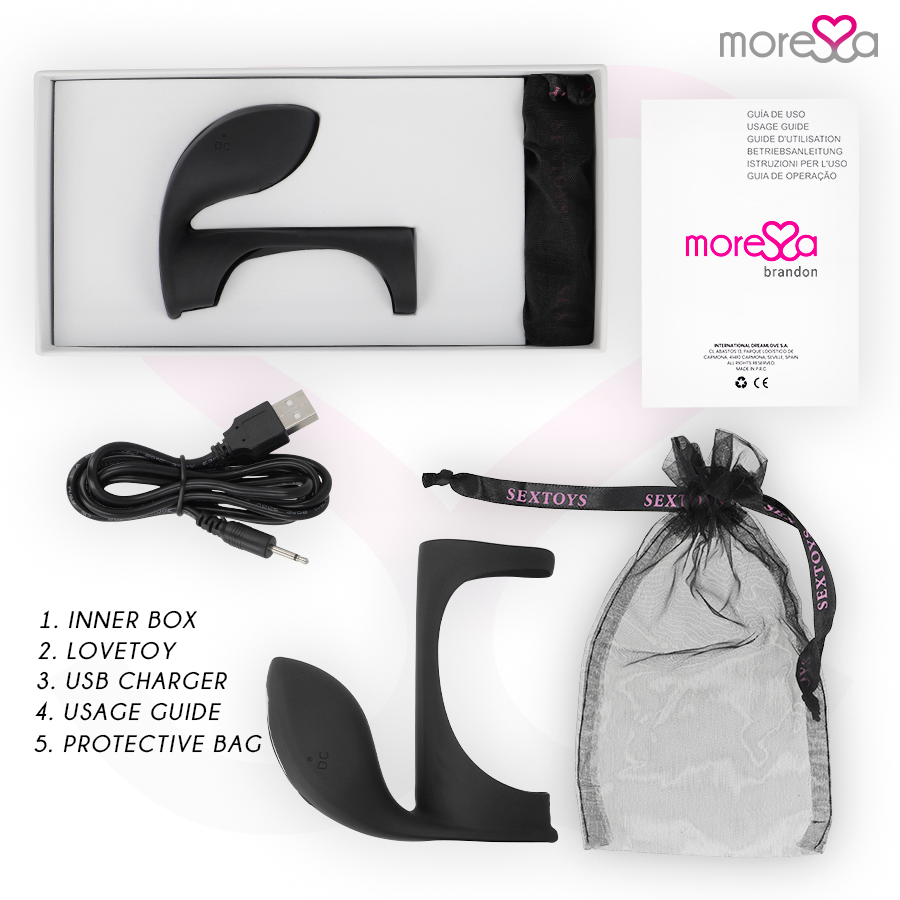 MORESSA - BRANDON ANELLO VIBRATORE CON COPERTURA