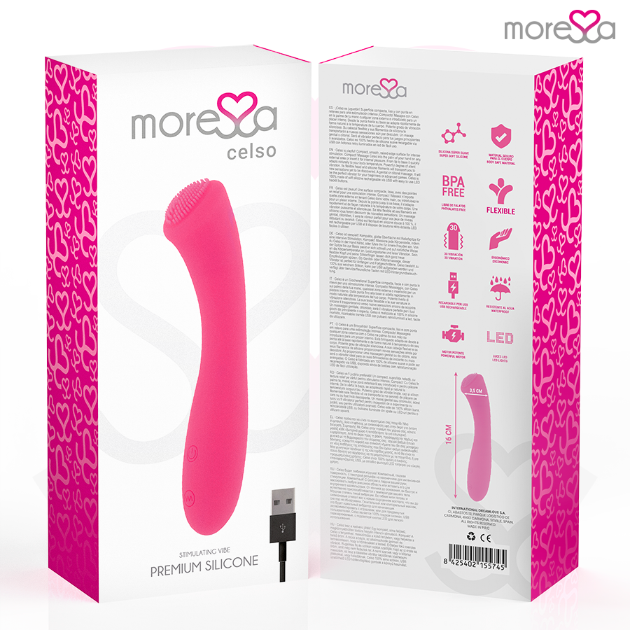 MORESSA - CELSO PREMIUM SILICONA RECARGABLE