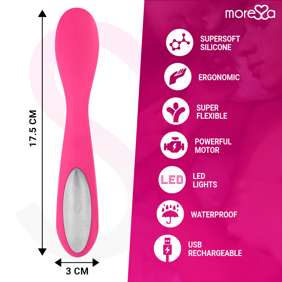 MORESSA - DRUSO PREMIUM SILICONA RECARGABLE