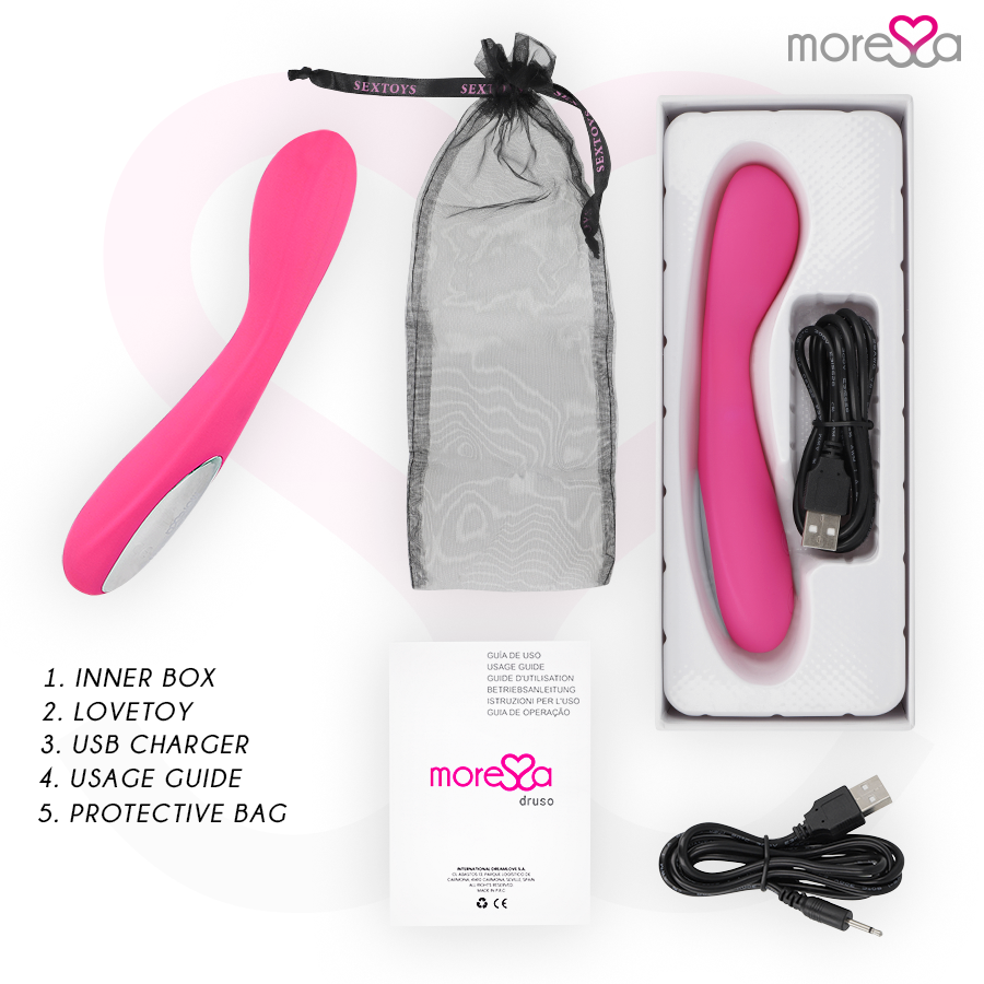 MORESSA - DRUSO PREMIUM SILICONA RECARGABLE