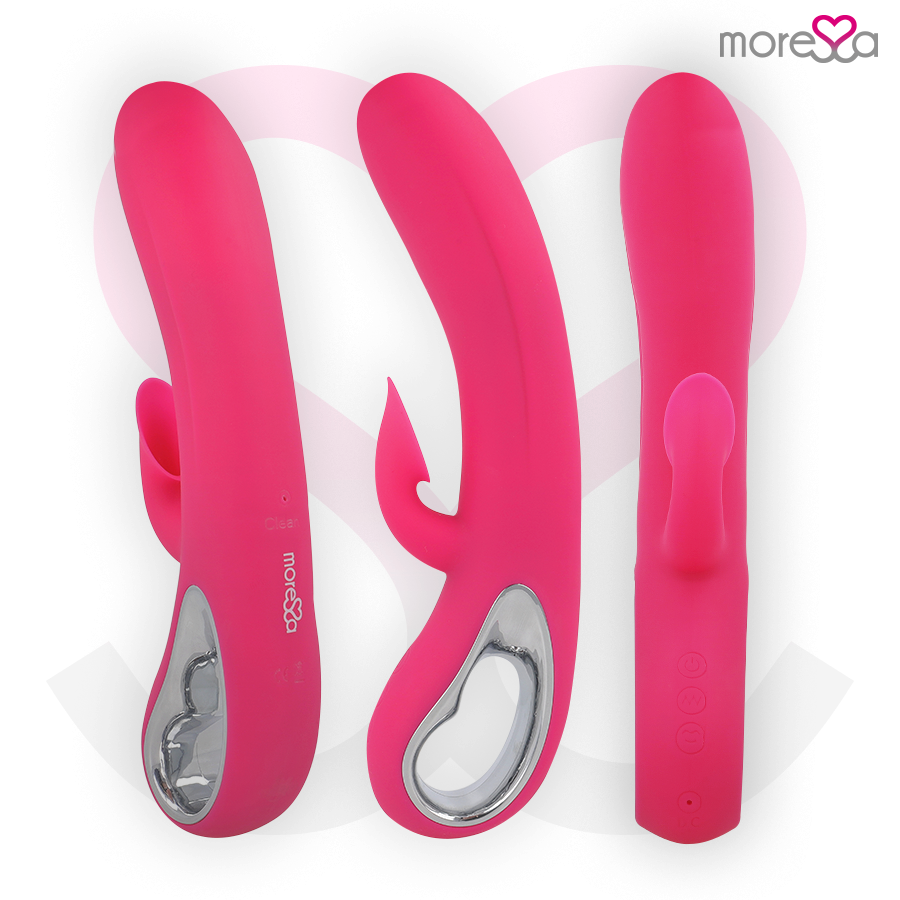 MORESSA - DUSTIN ONDAS ESTIMULANTES DEL CLÍTORIS Y POTENTE VIBRACIÓN SILICONA PREMIUM RECARGABLE