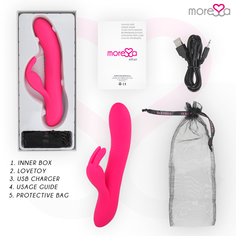 MORESSA - ETHAN PREMIUM SILICONA RECARGABLE