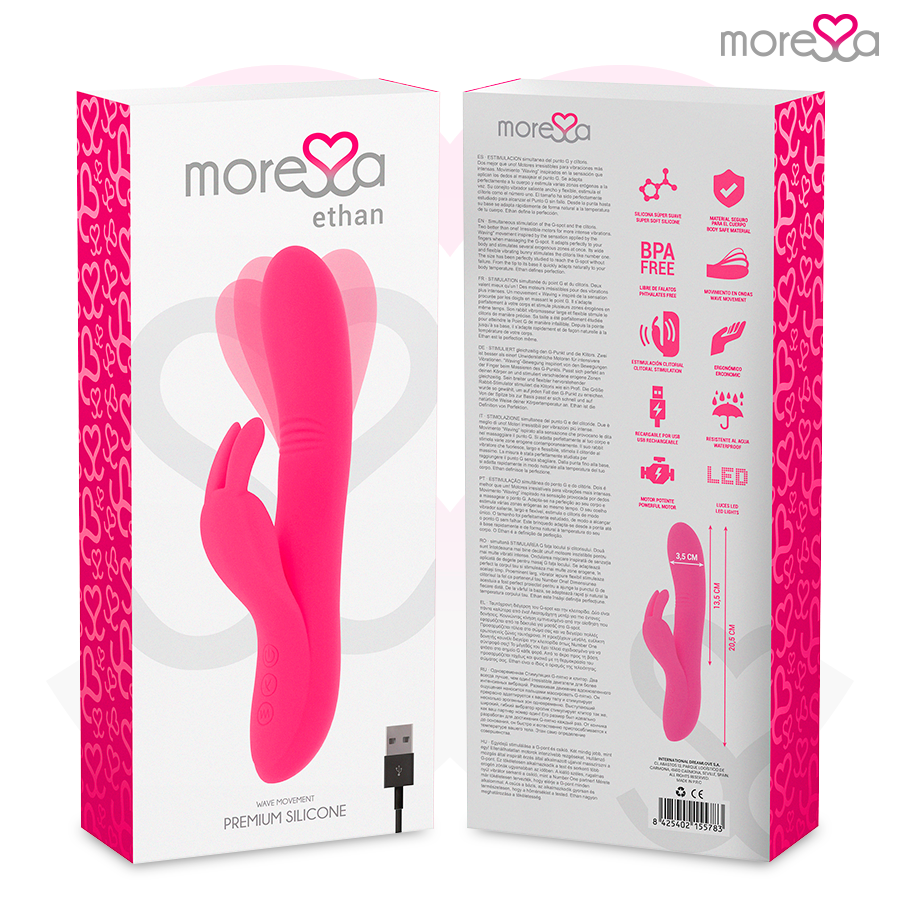 MORESSA - ETHAN PREMIUM SILICONA RECARGABLE