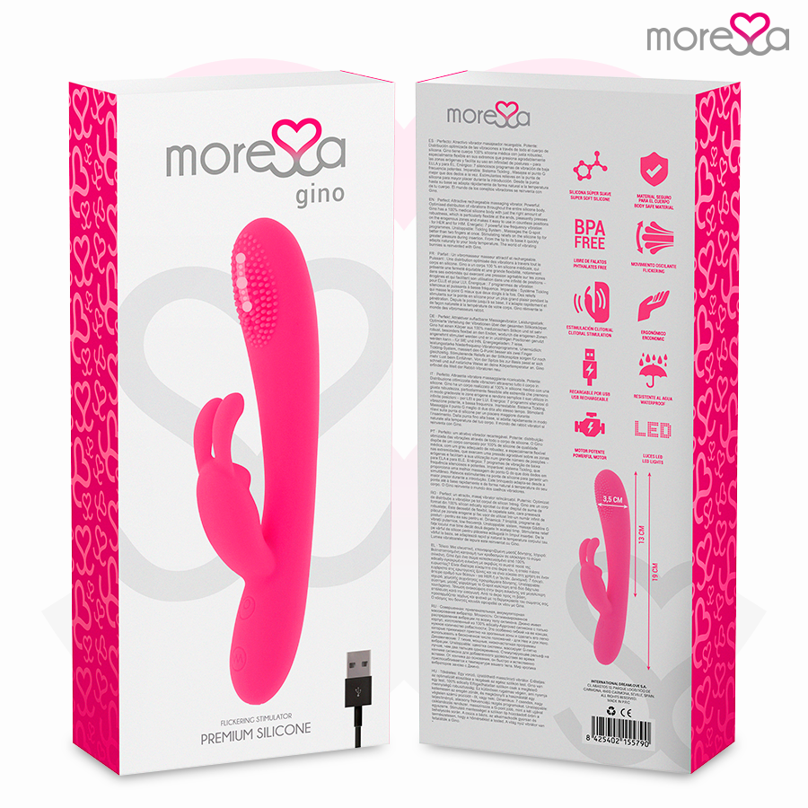 MORESSA - GINO PREMIUM SILICONA RECARGABLE