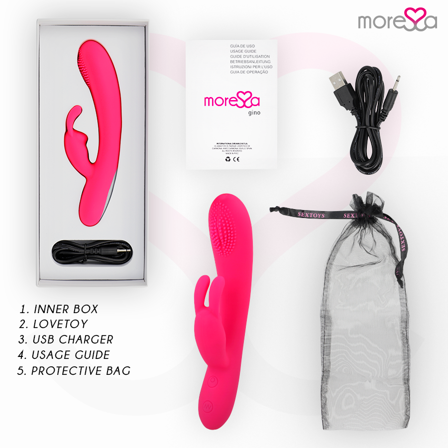MORESSA - GINO PREMIUM SILICONA RECARGABLE