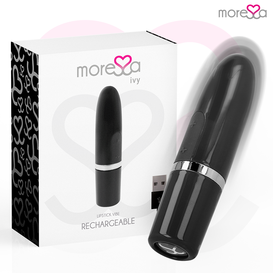 MORESSA - VIBRATORE STIMOLATORE IVY DA VIAGGIO NERO