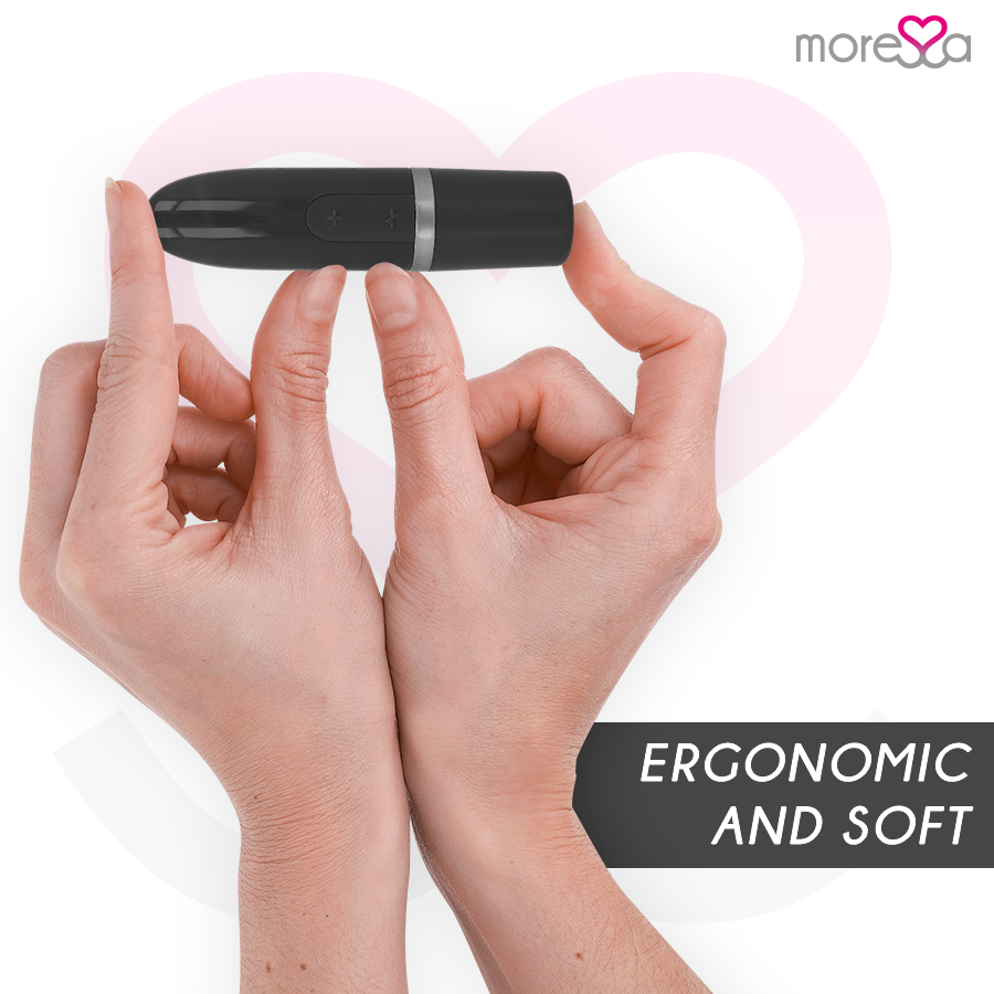 MORESSA - VIBRATORE STIMOLATORE IVY DA VIAGGIO NERO