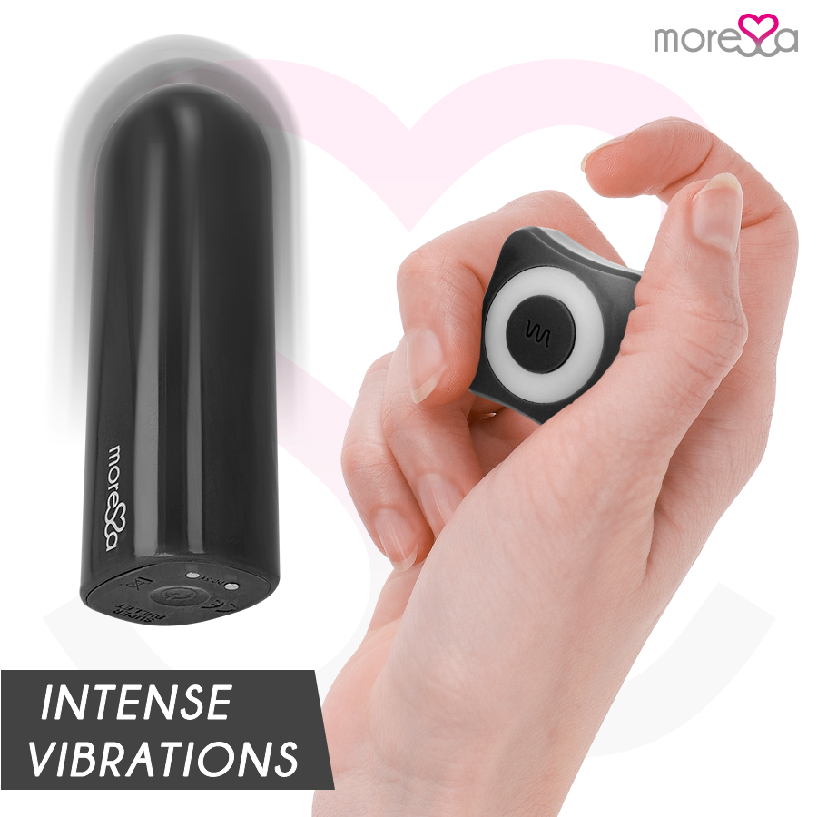 MORESSA - VIBRATORE NIX TELECOMANDO NERO