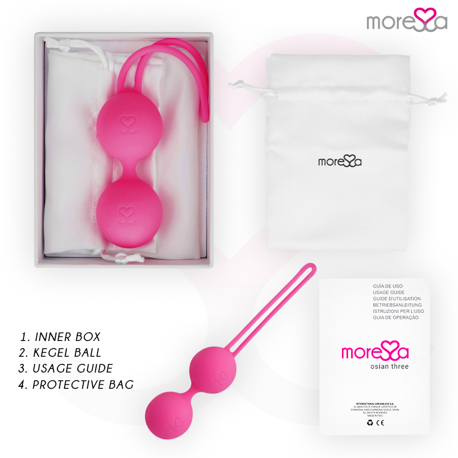 MORESSA - OSIAN THREE PREMIUM SILICONE ROSA