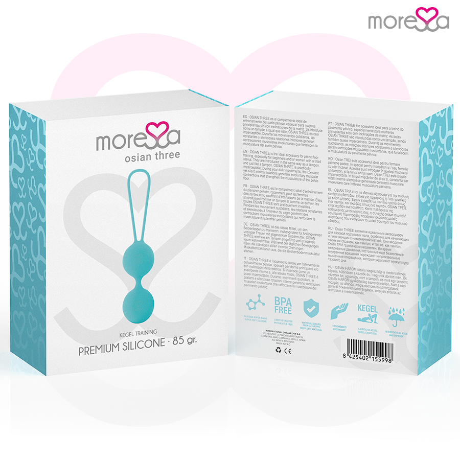 MORESSA - OSIAN TRES SILICONA TURQUESA PREMIUM