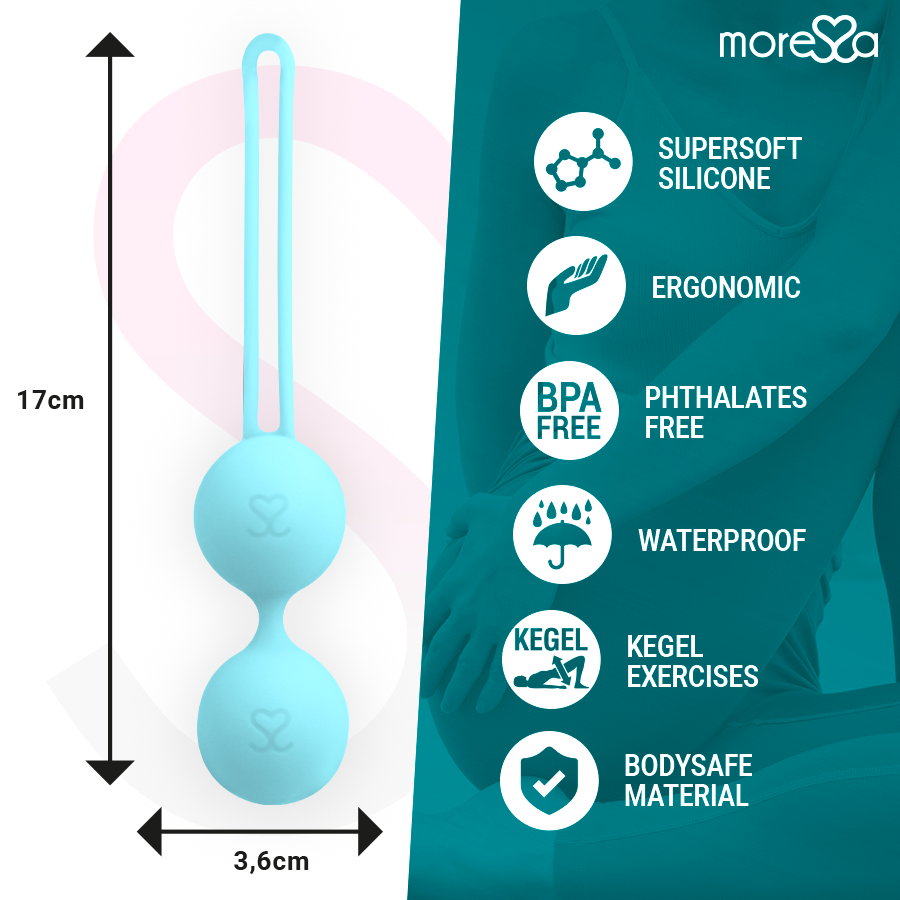 MORESSA - OSIAN TRES SILICONA TURQUESA PREMIUM