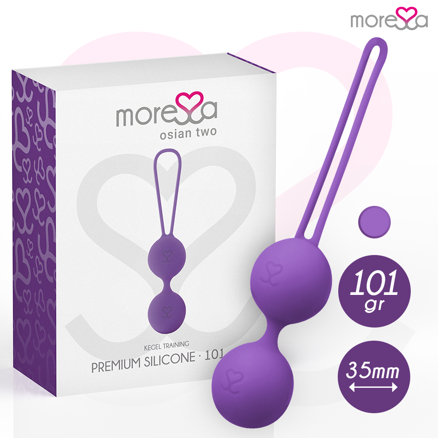 MORESSA - OSIAN DOS SILICONA LILA PREMIUM