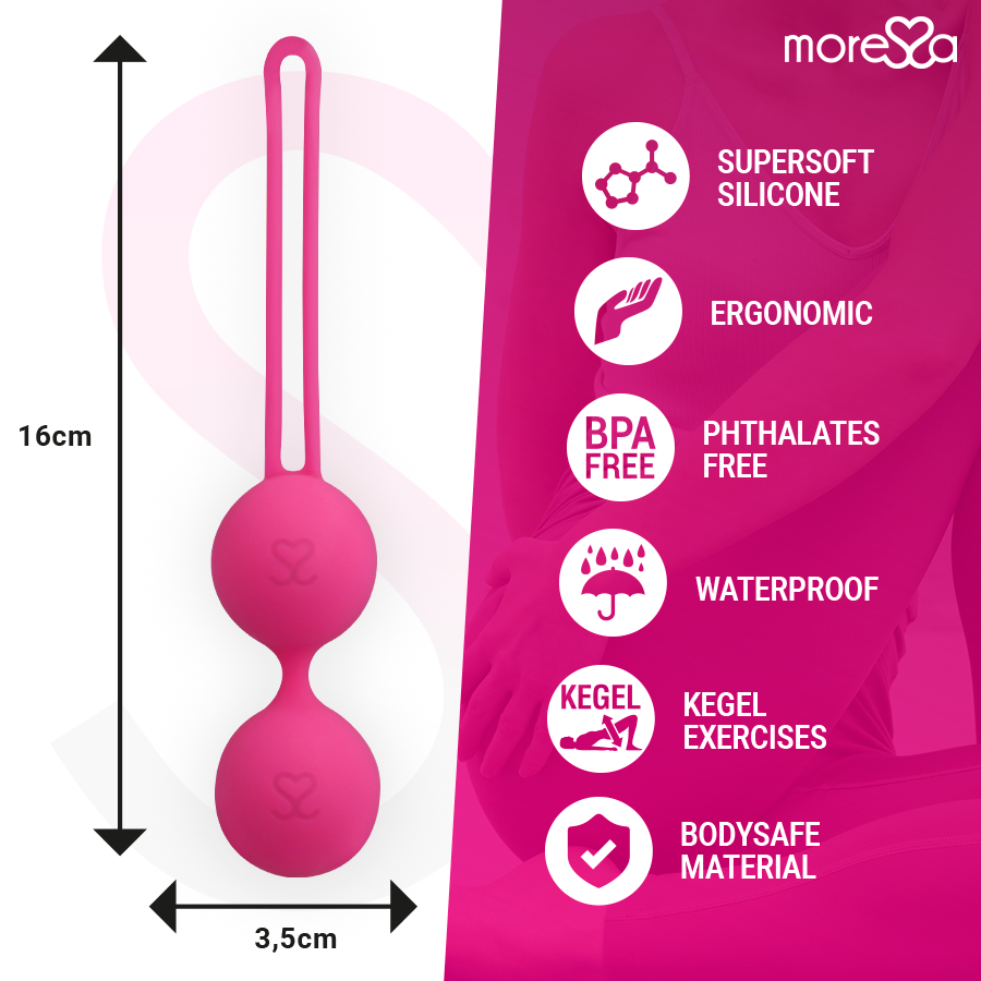 MORESSA - OSIAN DOS SILICONA PREMIUM ROSA