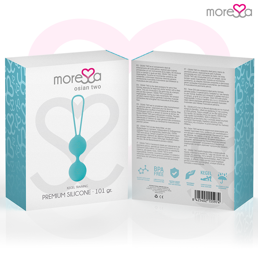 MORESSA - OSIAN TWO PREMIUM SILICONE TURCHESE