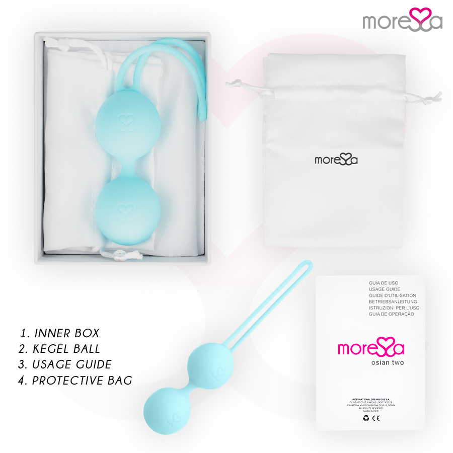 MORESSA - OSIAN TWO PREMIUM SILICONE TURCHESE