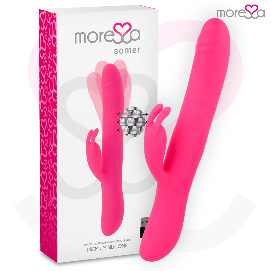 MORESSA - SOMER VIBRATORE PREMIUM CON ROTAZIONE MULTIPLA