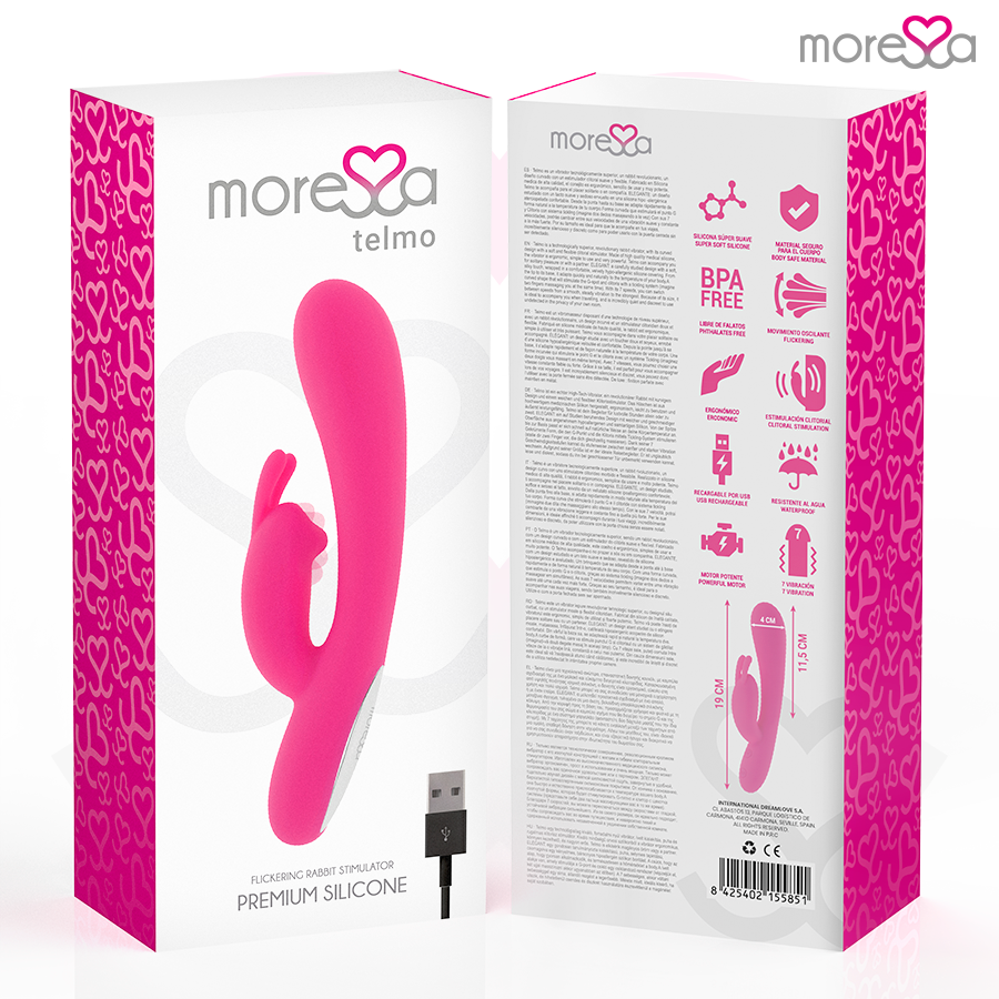 MORESSA - TELMO PREMIUM SILICONA RECARGABLE