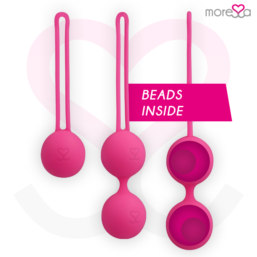 MORESSA - SET OSIAN SILICONA PREMIUM ROSA (Osian Uno - 51 g | Osian Dos - 101 g | Osian Tres 85 g)
