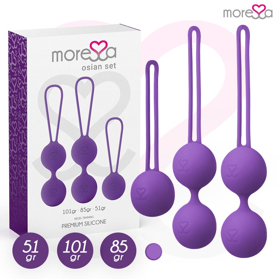 MORESSA - CONJUNTO OSIAN PREMIUM SILICONA LILA