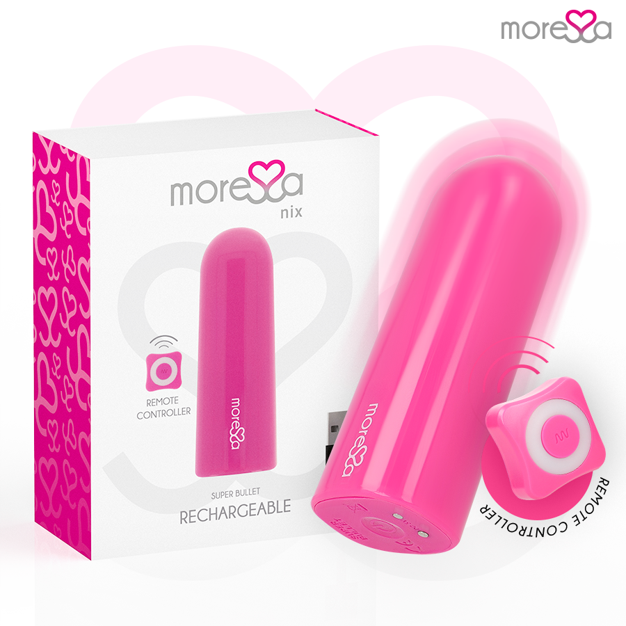 MORESSA - NIX VIBRATORE TELECOMANDO ROSA