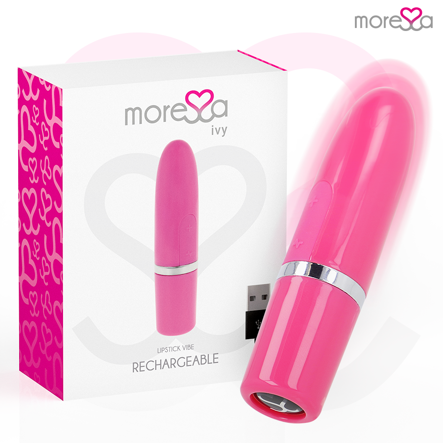 MORESSA - VIBRATORE STIMOLATORE IVY DA VIAGGIO ROSA