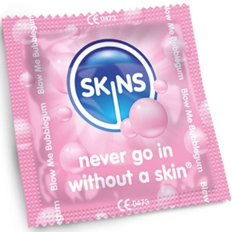 SKINS - BUBBLEGUM PREMIUM CONDOMS PACK 4