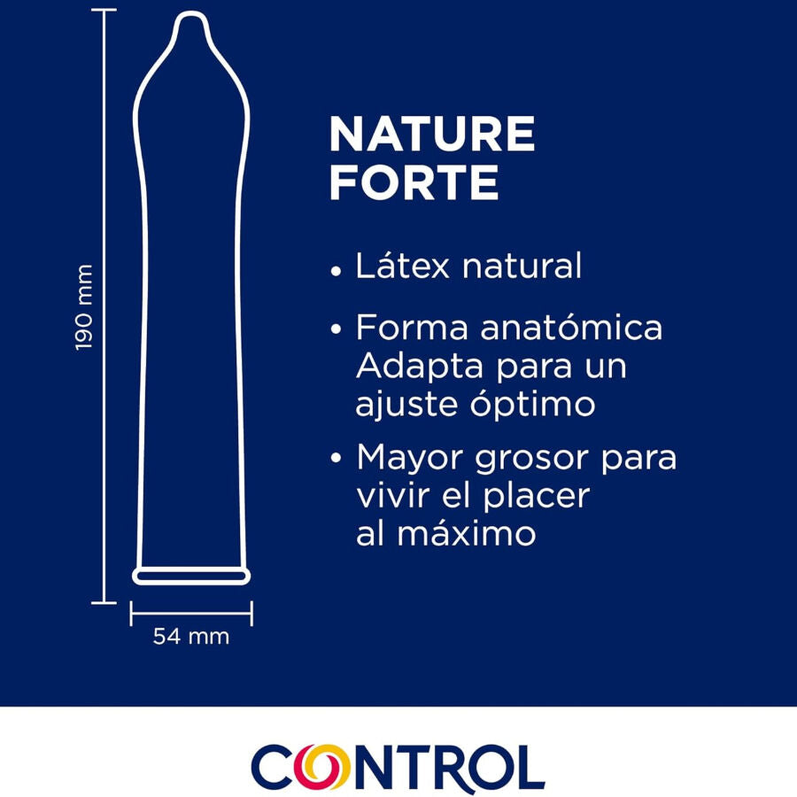 CONTROL - CONDONES NATURE FORTE 144 UNIDADES