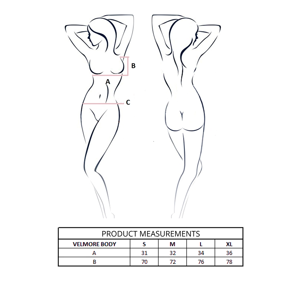 PASSIONE - VELMORE BODY AZUL S/M
