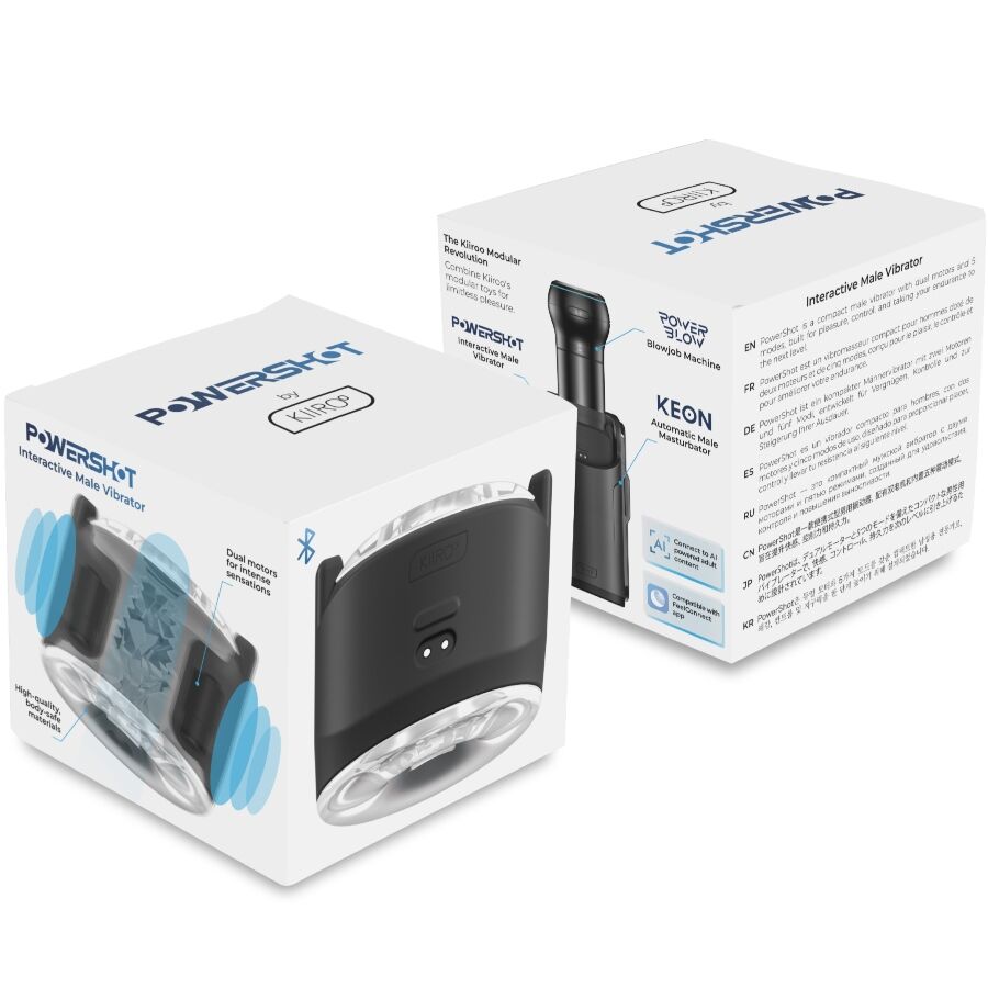 KIIROO - POWERSHOT VIBRADOR MASCULINO DE BOLSILLO