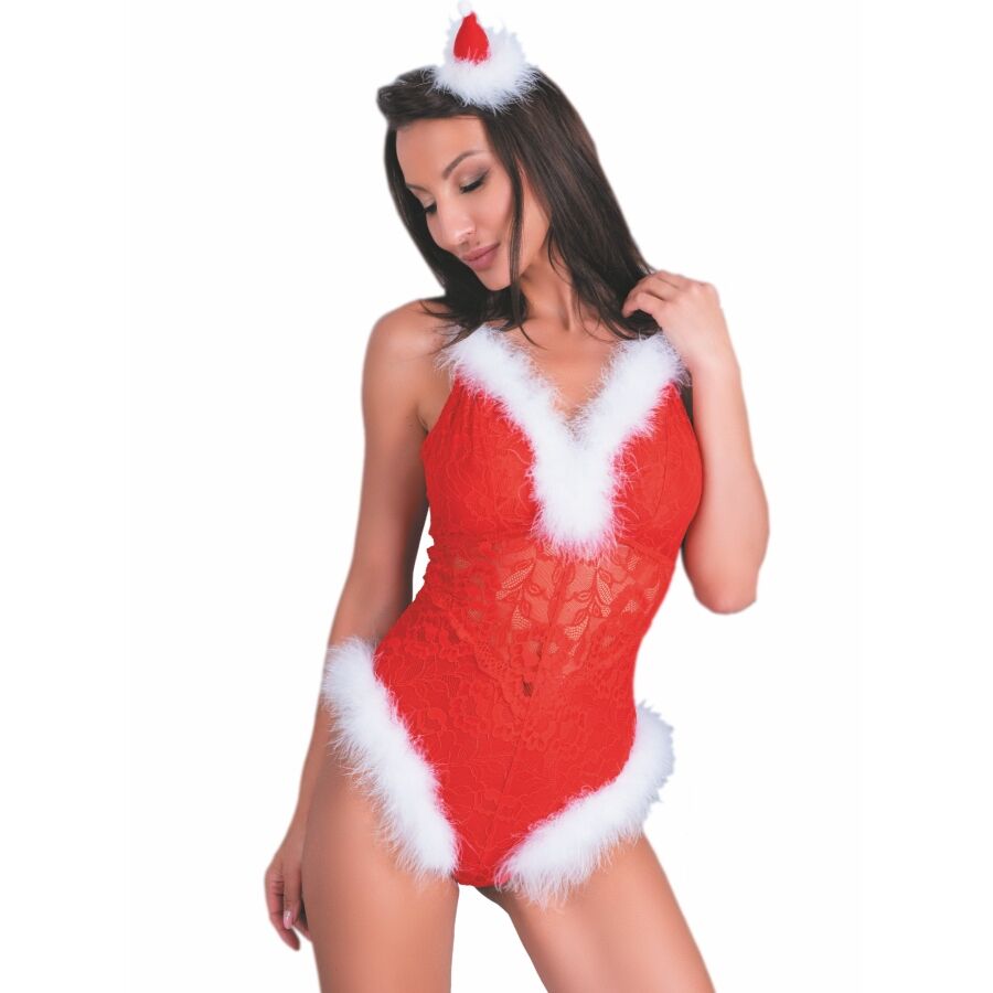 LIVCO CORSETTI FASHION - BABBO NATALE BIRICHINO LC 90706 BODY NATALIZIO S/M