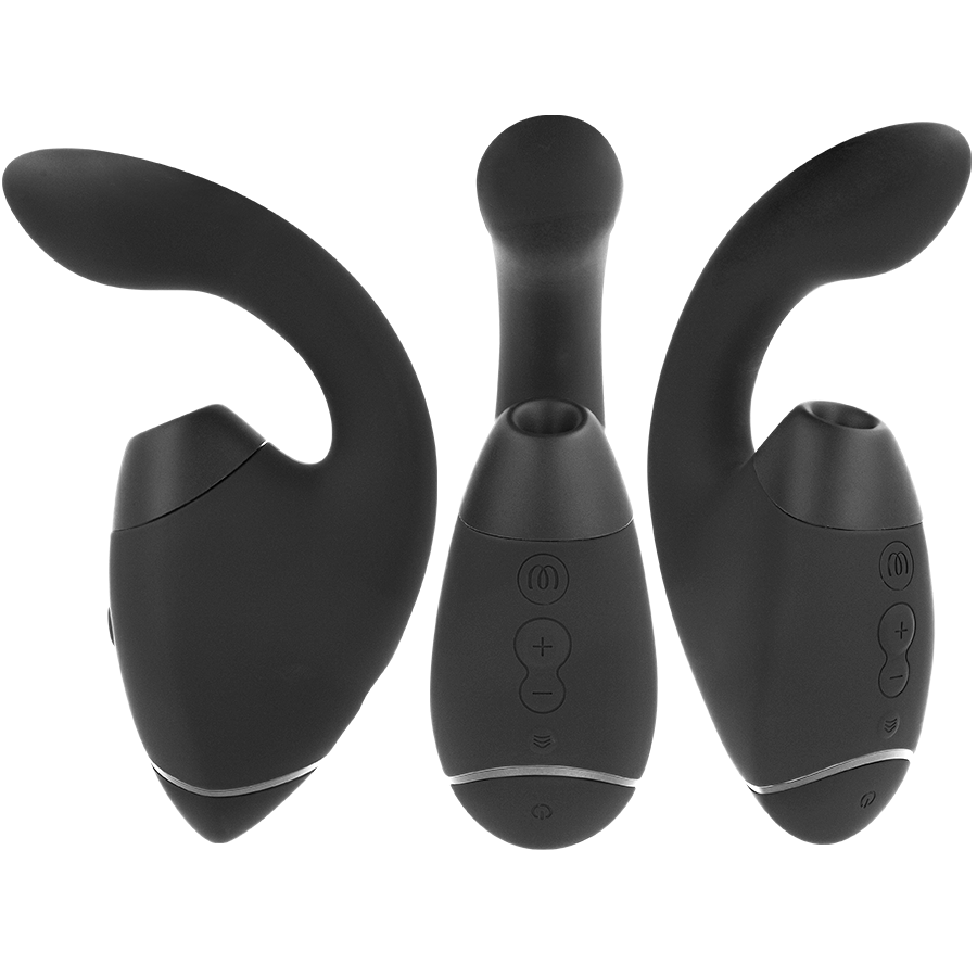 WOMANIZER - DUO NEXT STIMOLATORE VIBRANTE DUALE CLITORIDE & PUNTO·G NERO