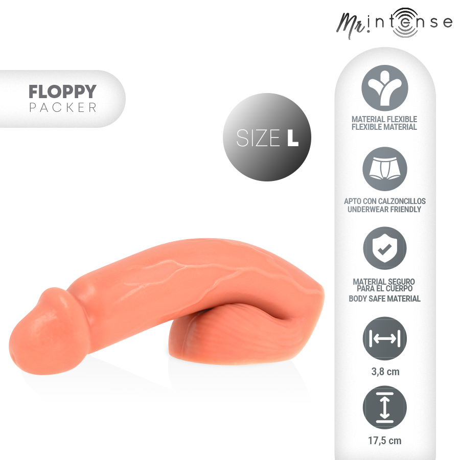 MR INTENSE - FLOPPY TALLA L PACKER REALÍSTICO
