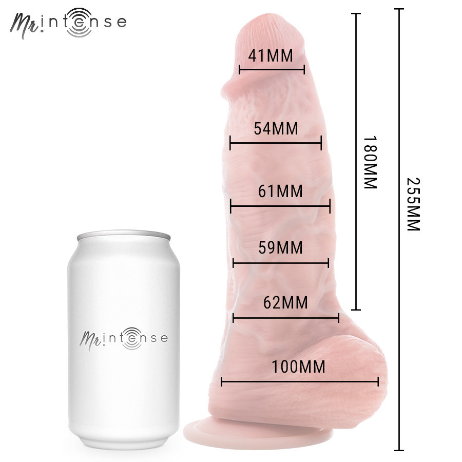 MR INTENSE - BIG PENE SPENCER DILDO SILICONA 25,5 CM -Ø- 6.2 CM