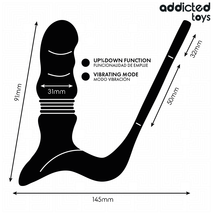 ADDICTED TOYS - ANILLO PROSTÁTICO UP&DOWN