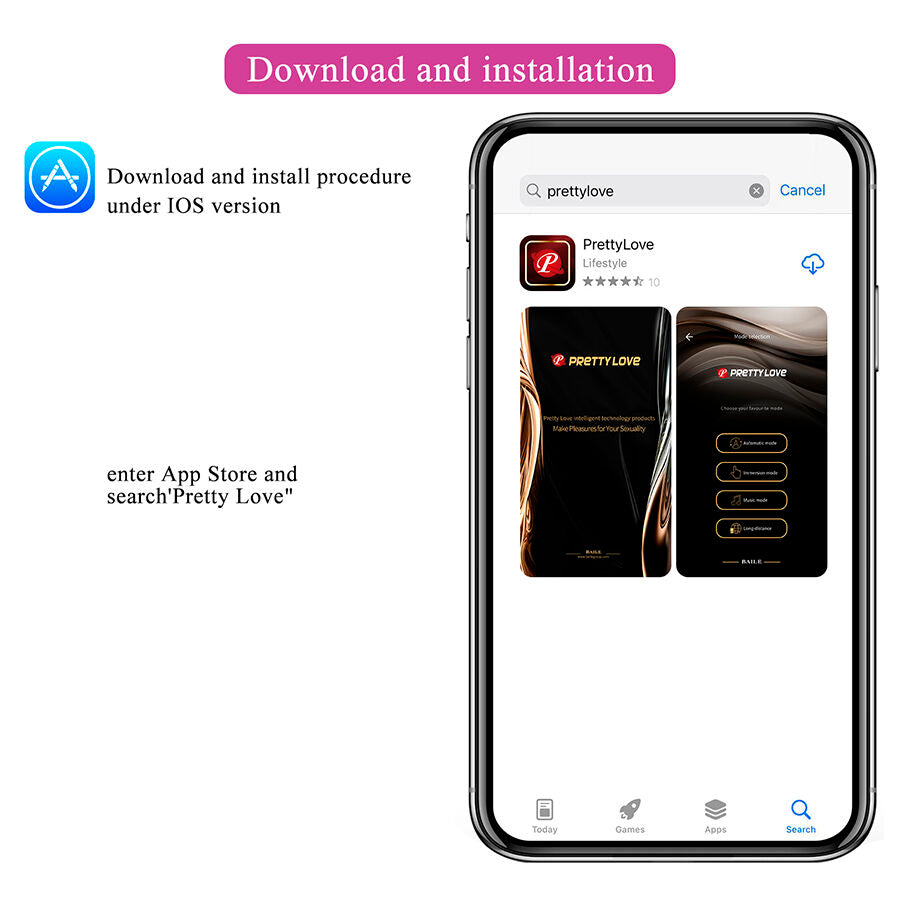 PRETTY LOVE - DORA VIBRATORE INVISIBILE CON APP GRATUITA