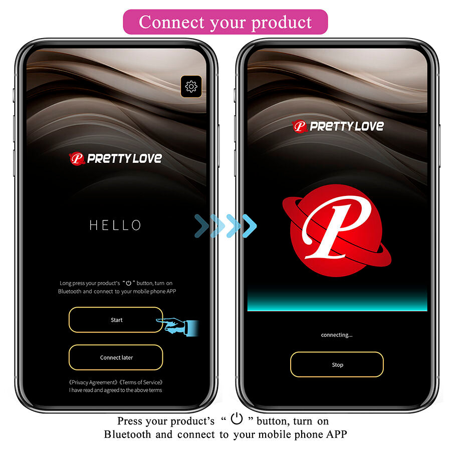 PRETTY LOVE - DORA VIBRATORE INVISIBILE CON APP GRATUITA