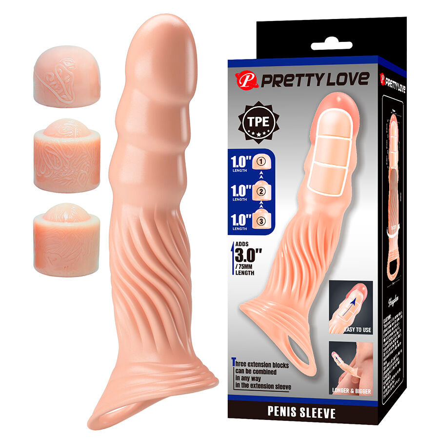 PRETTY LOVE - FONDINA PER PENE TESTURIZZATA CON ESTENSORI
