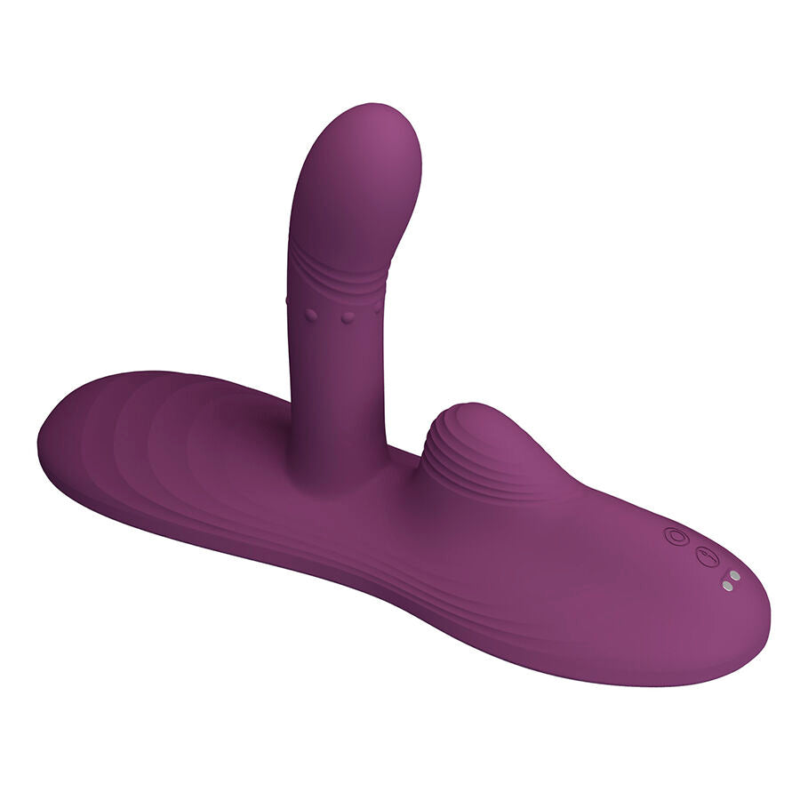 PRETTY LOVE - LUKA SIT-DOWN VIBRADOR CON EFECTO CALOR Y CONTROL REMOTO