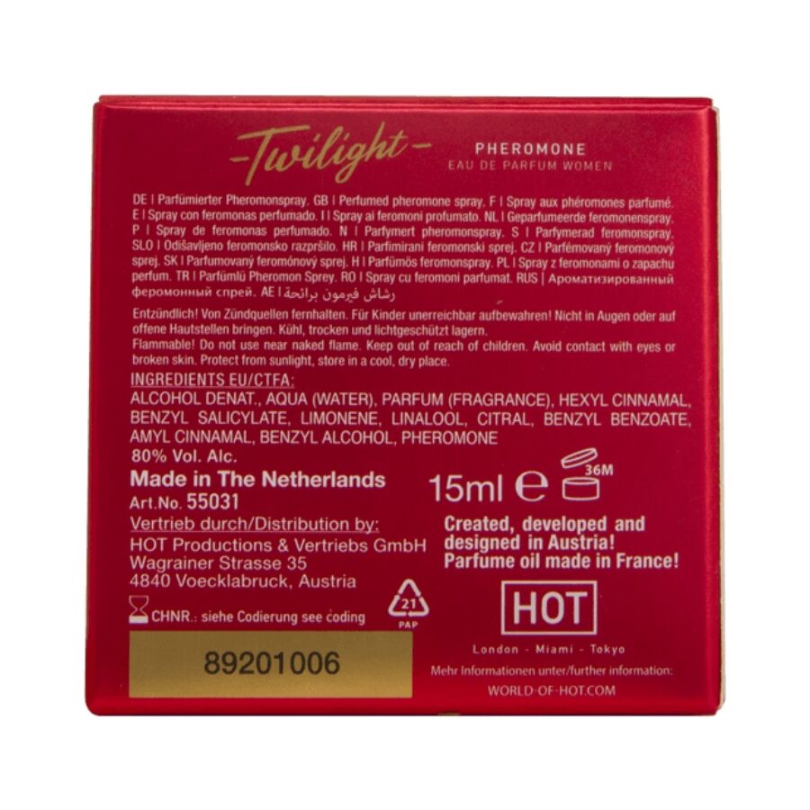 CALDO - PROFUMO TWILIGHT DONNA CON FEROMONI 15 ML
