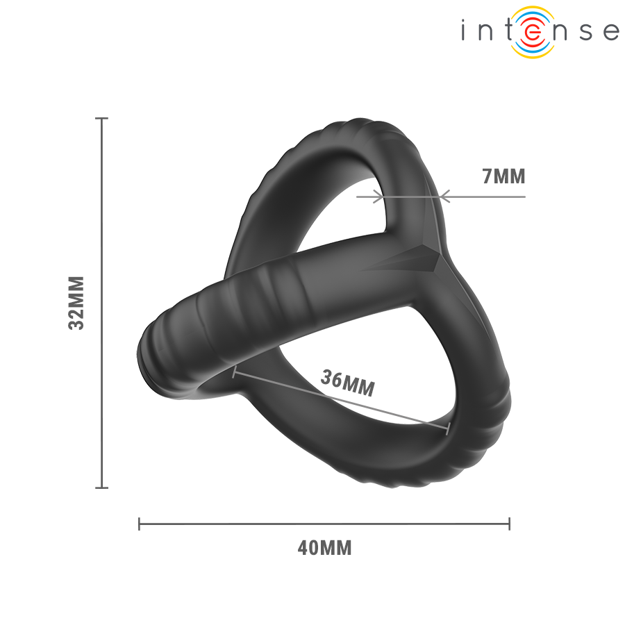 INTENSE - JOHN ANILLO TRIPLE AJUSTABLE MODELO 4