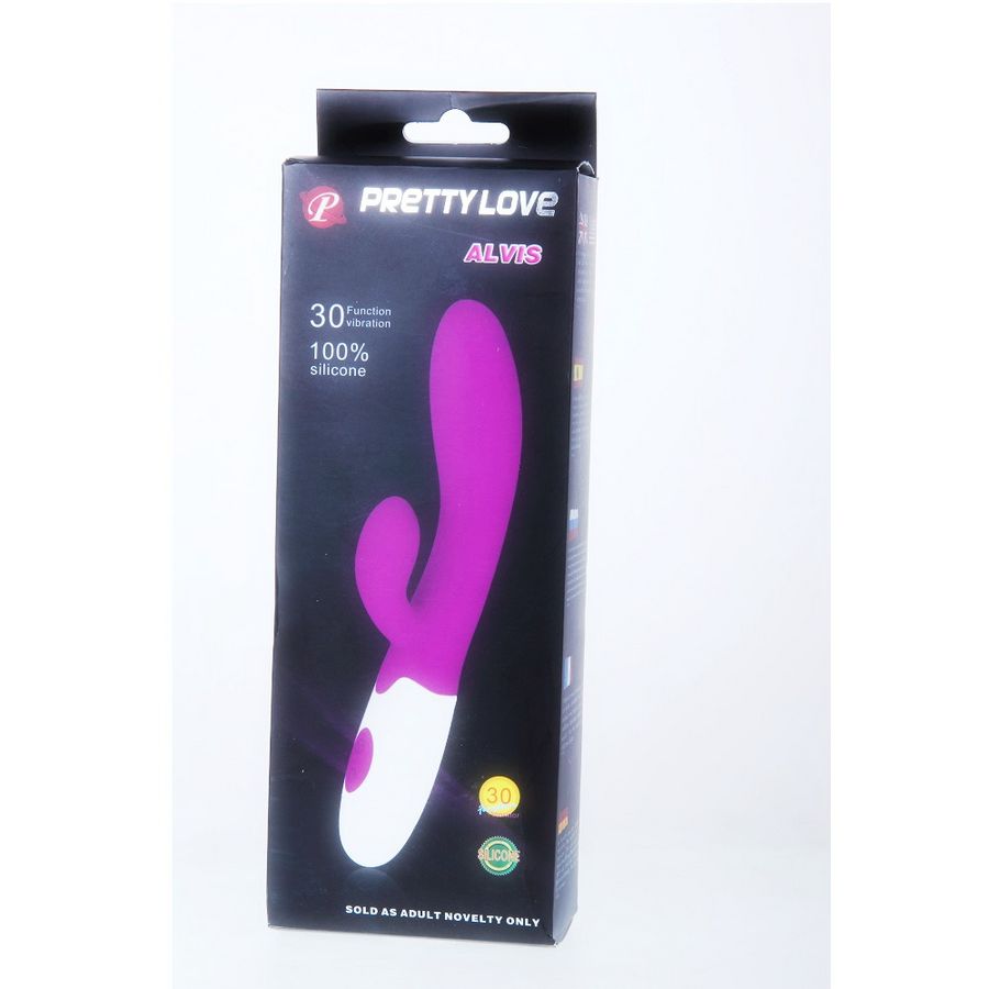 PRETTY LOVE - VIBRATORE ALVIS CON STIMOLATORE CLITORIDEO