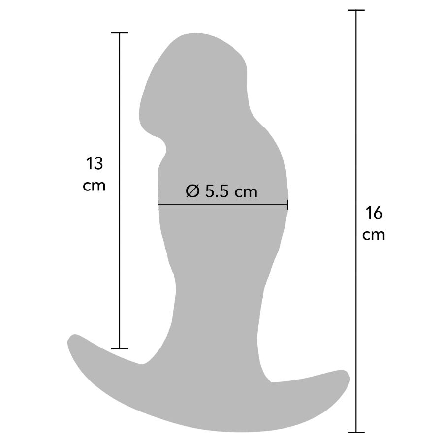 HIDDEN DESIRE - INFERNO PLUG ANAL REALÍSTICO 16 CM