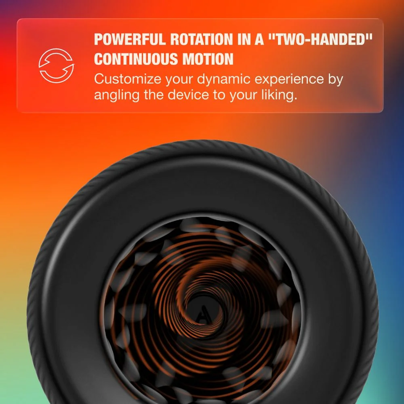 ARCWAVE - ORBIT MASTURBADOR MASCULINO GIRATORIO 360° CON CONTROL MEDIANTE APLICACIÓN NEGRO