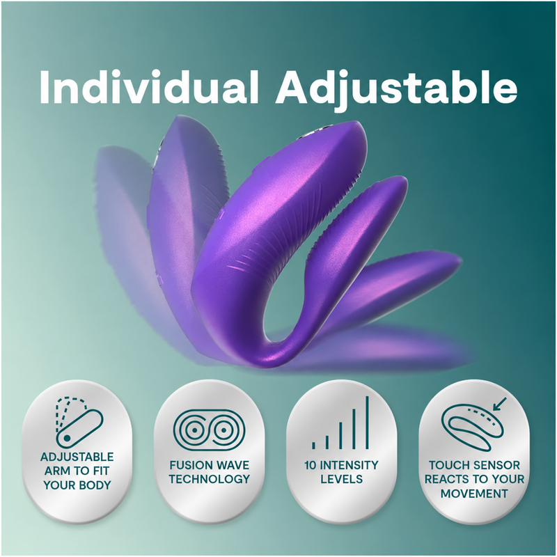 WE-VIBE - CHORUS PRO VIBRADOR PREMIUM PARA PAREJAS PÚRPURA CÓSMICO