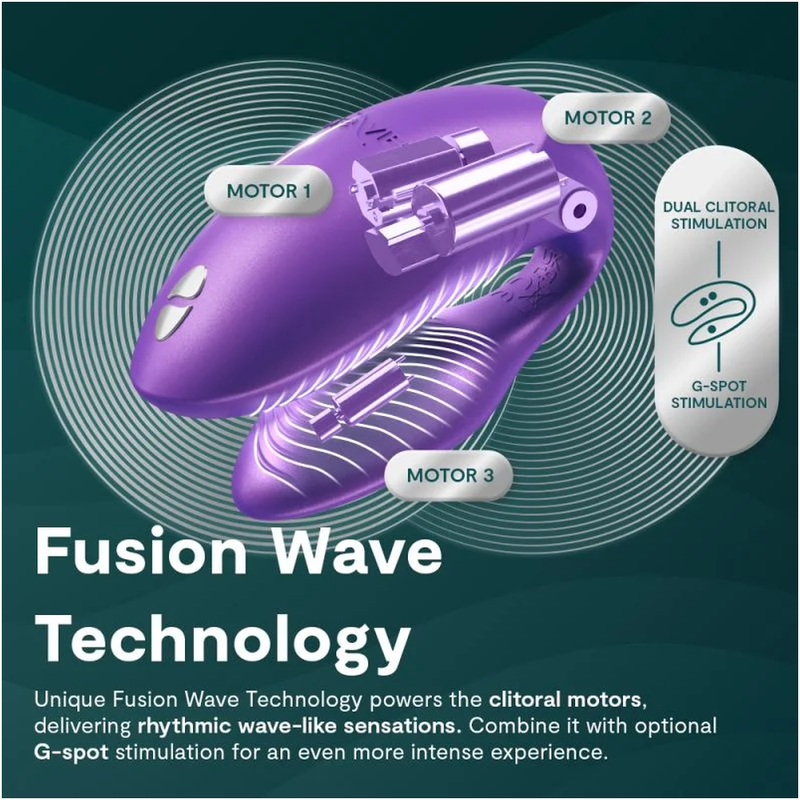 WE-VIBE - CHORUS PRO VIBRADOR PREMIUM PARA PAREJAS PÚRPURA CÓSMICO