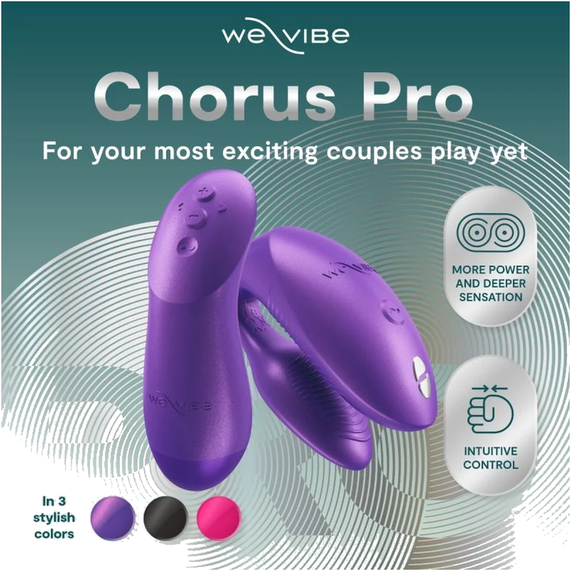 WE-VIBE - CHORUS PRO VIBRADOR PREMIUM PARA PAREJAS PÚRPURA CÓSMICO