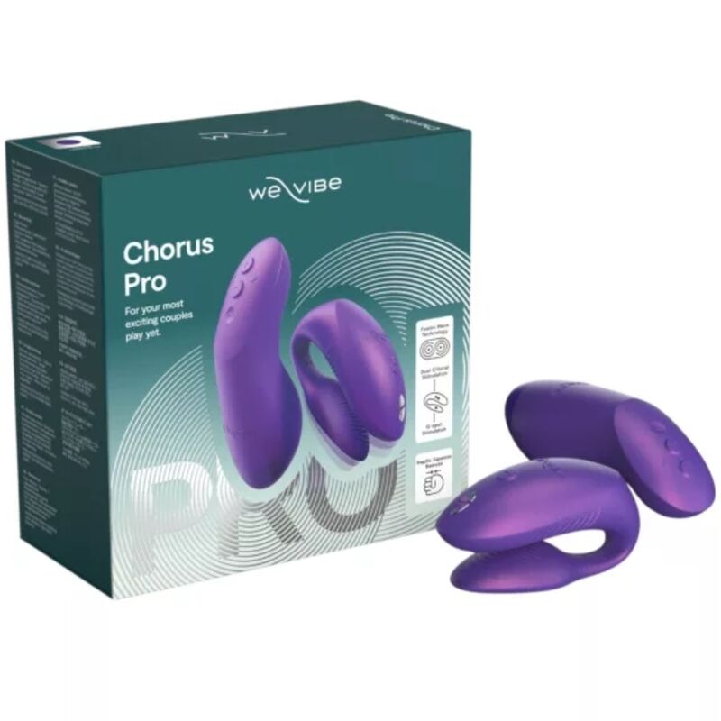 WE-VIBE - CHORUS PRO VIBRADOR PREMIUM PARA PAREJAS PÚRPURA CÓSMICO